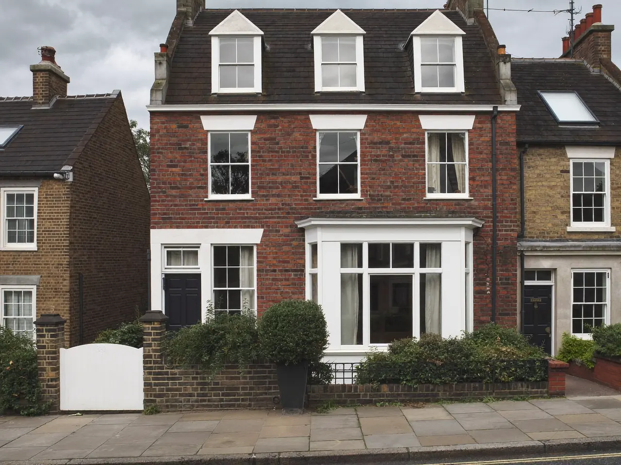 Bay window installation on a terraced home showing quality of finish
